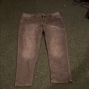 Old Navy Gray Straight Leg Jeans 14 Petite